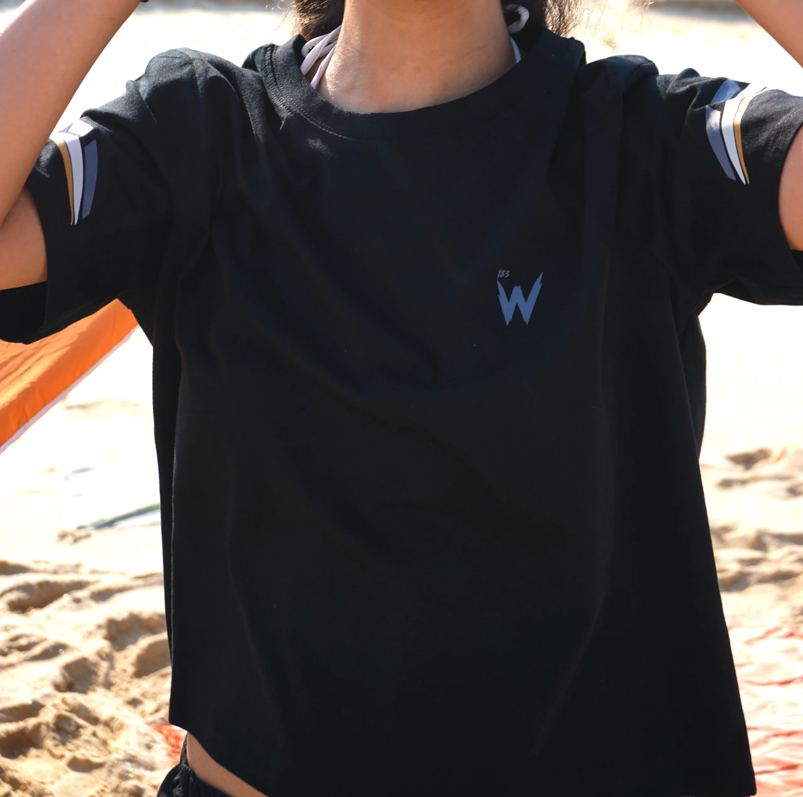 w-183 camiseta crop mujer algodón orgánico