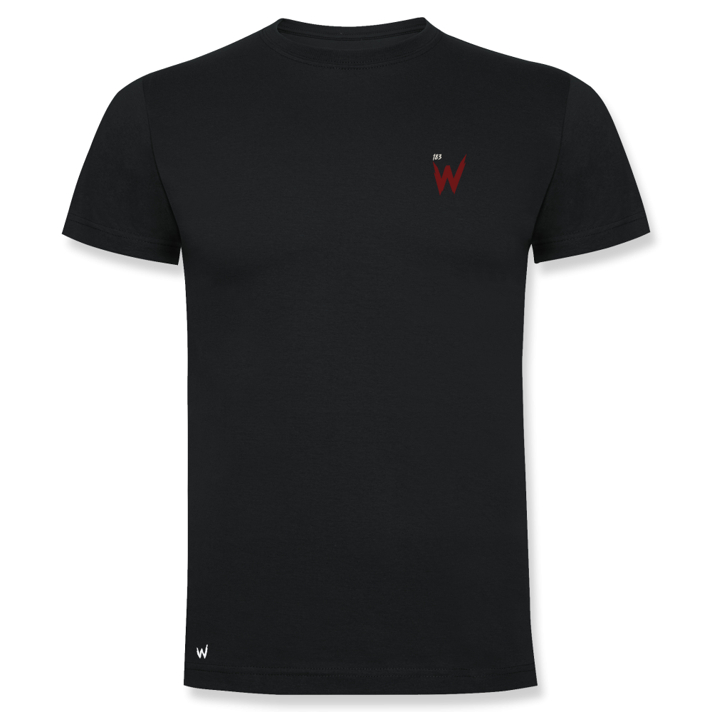 frontal camiseta unisex algodón color antracita Blockout
