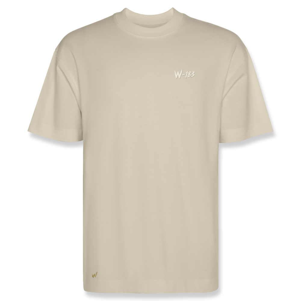Frontal camiseta de algodón unisex oversize con diseño instinto fuego