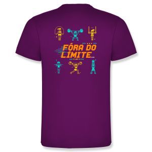 espalda camiseta de algodón respawn morada unisex
