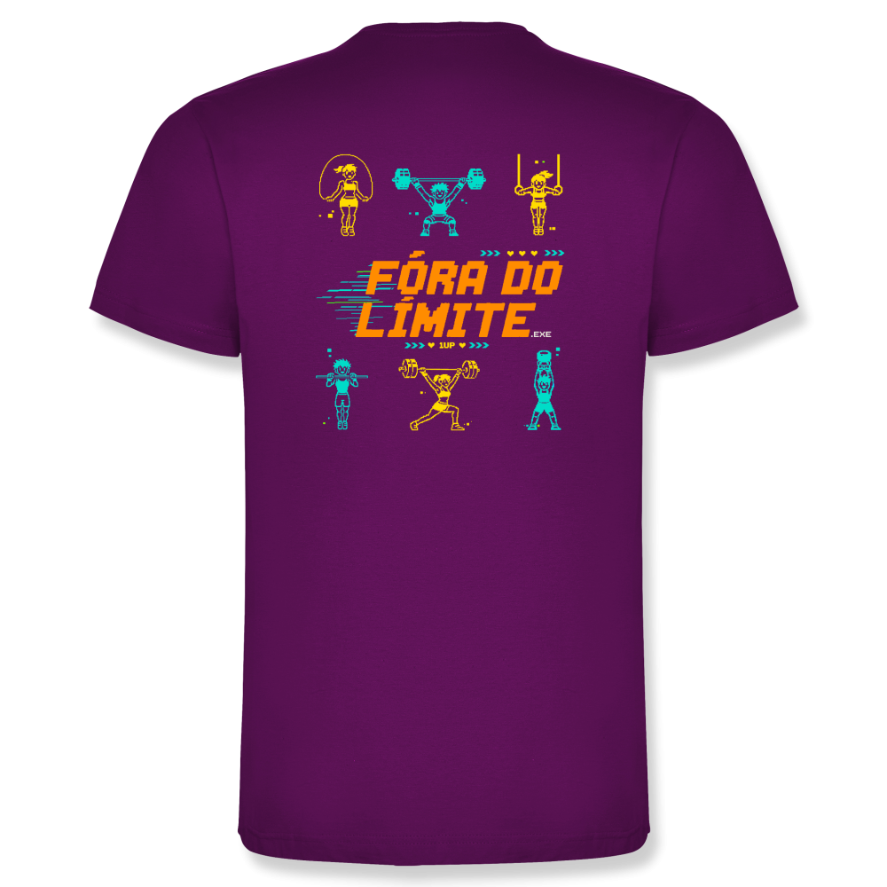 espalda camiseta de algodón respawn morada unisex